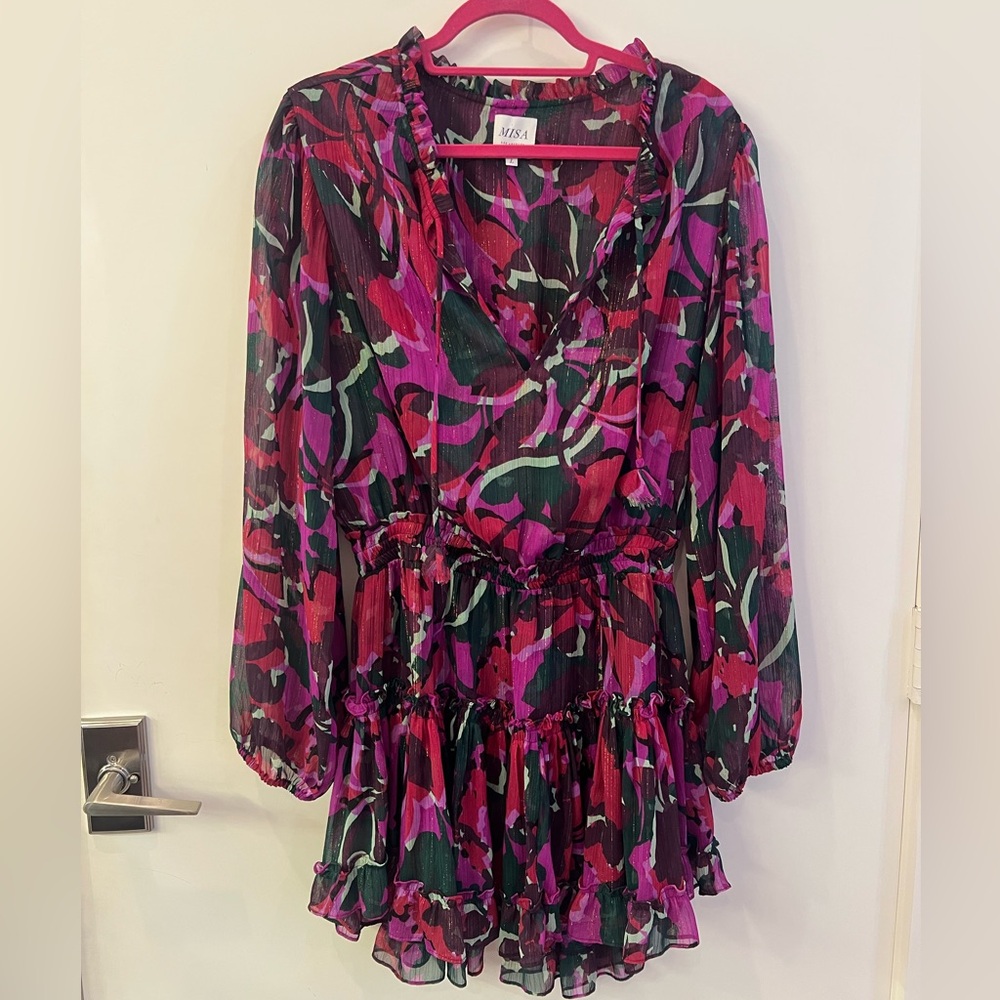MISA LOS ANGELES LORENA DRESS Holiday Abstract / L